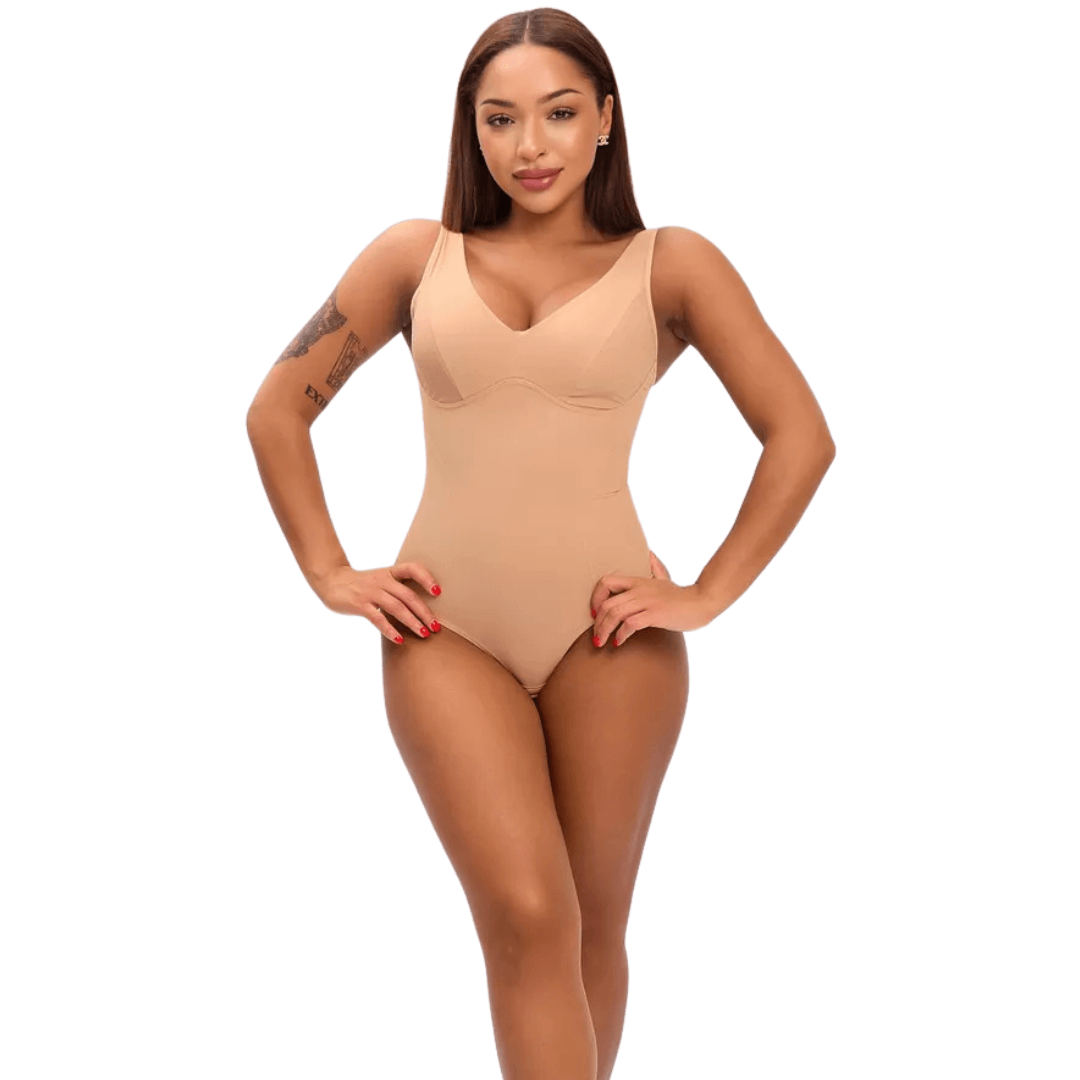Body Modelador Sem Costura com Corte Tanga – Le Liss