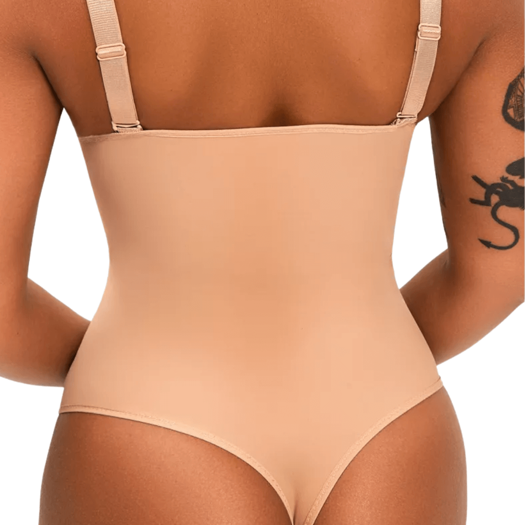 Body Modelador Sem Costura com Corte Tanga – Le Liss