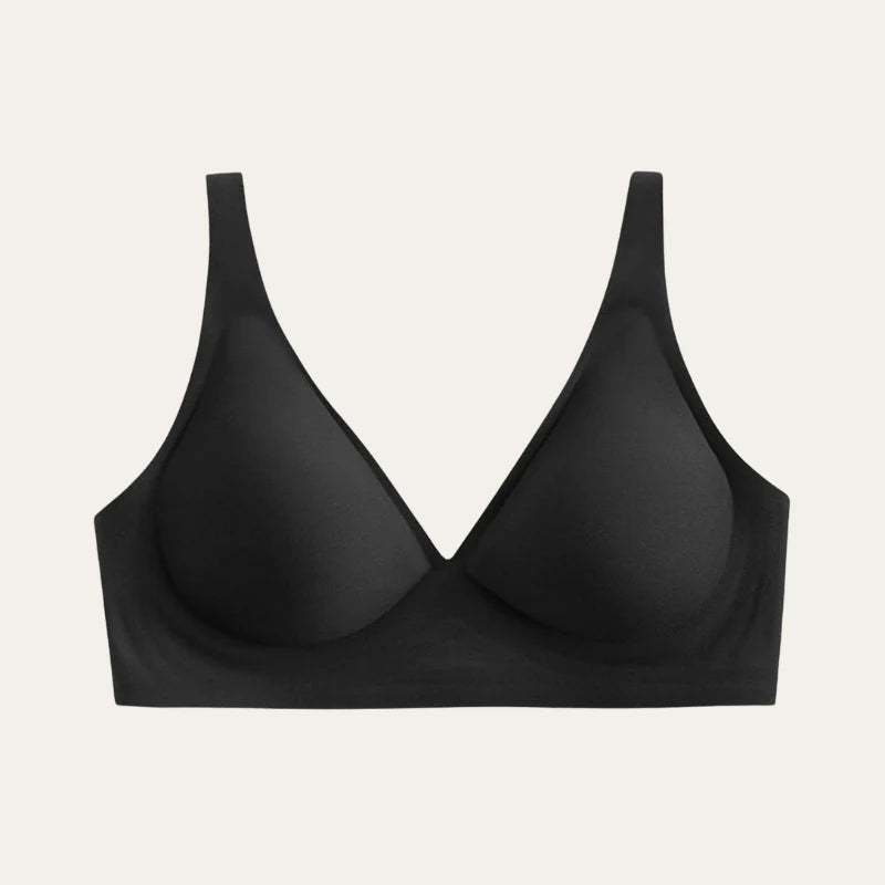 Bralette Noar Le Liss preto sem aros imagem de produto fundo neutro
