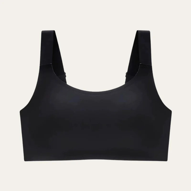 Soutien Aura Preto Le Liss sem aro em fundo branco