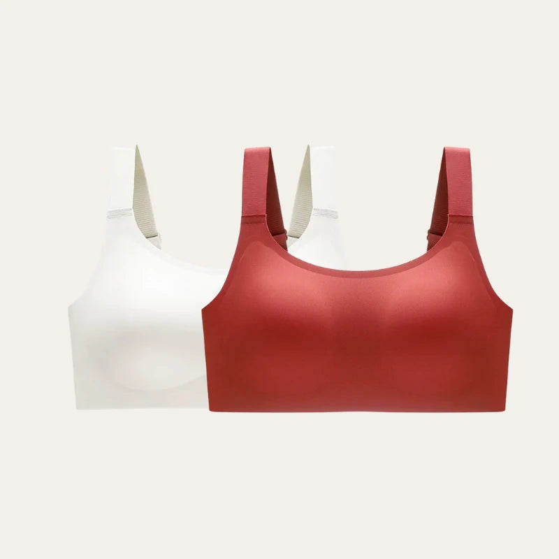 Pack 2 Soutien Aura Le Liss sem aro nas cores vermelho e branco