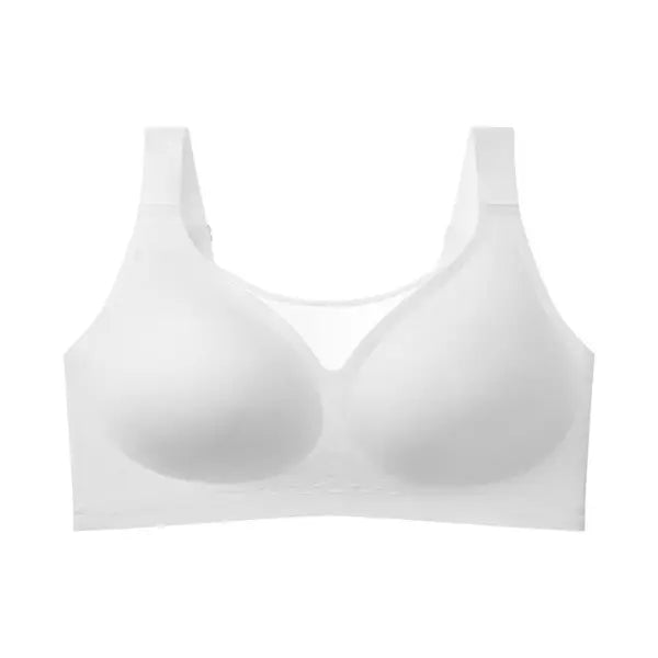 Soutien Redutor Sem Aro Branco Plus em fundo branco.