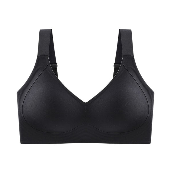 Soutien Sculpt Preto Sem Aro de Alta Sustentação em fundo branco.