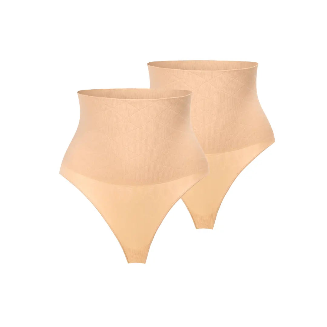 Cueca  Controle Barriga Cintura Alta Le Liss - Kit 2 Unidades