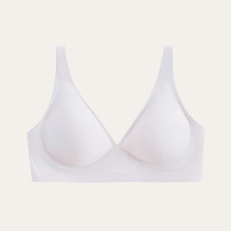 Bralette Naor Le Liss branco sem aros imagem de produto fundo neutro