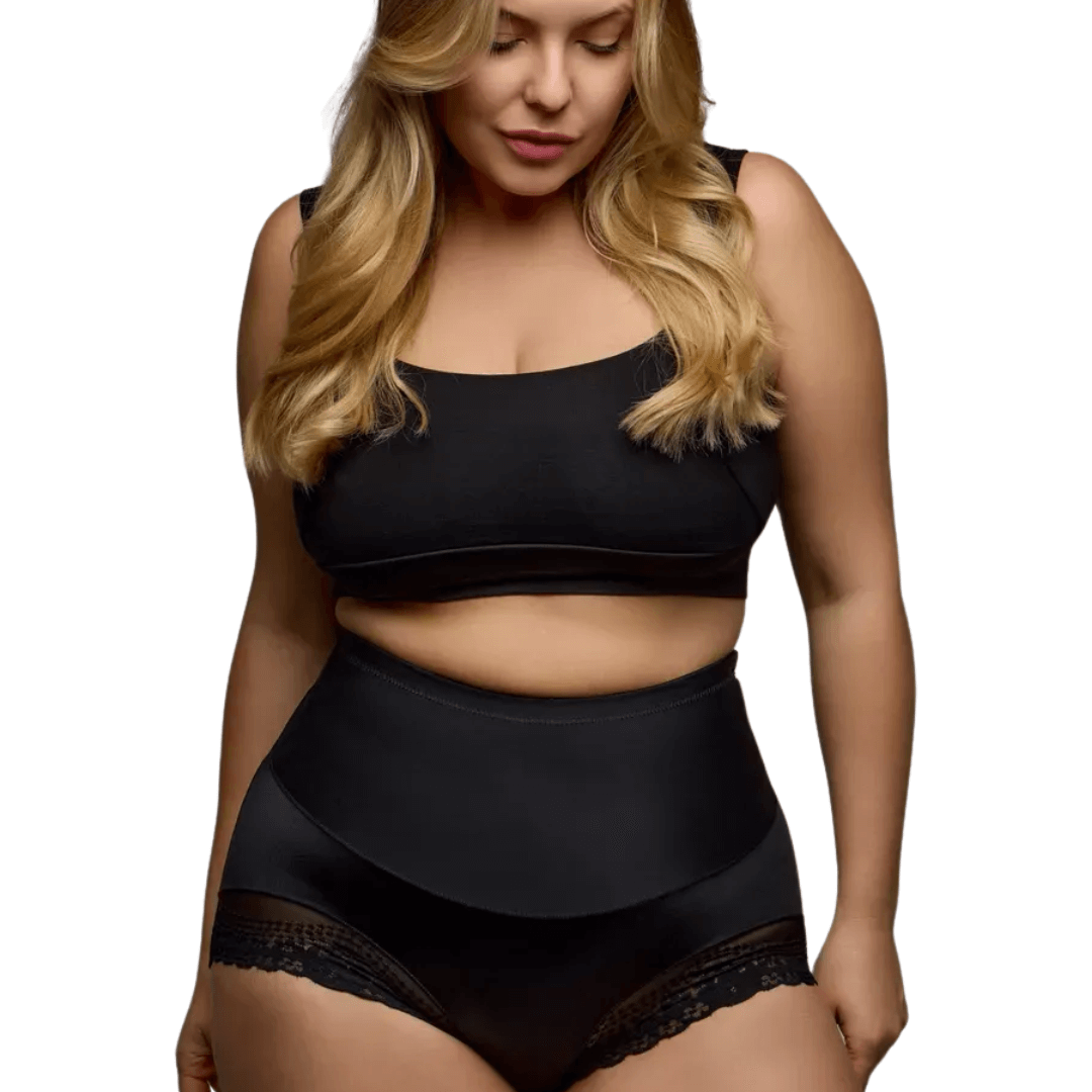 Cueca Modeladora Redutora de Cintura Alta – Soft Le Liss