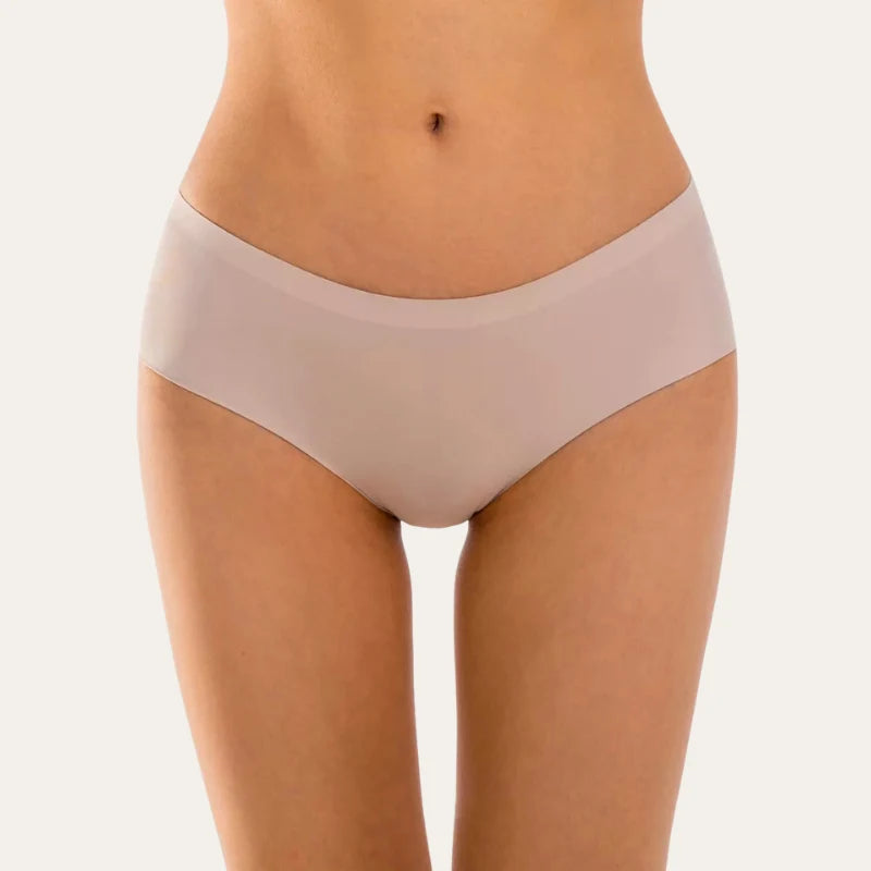 Cueca nude sem costura de cintura baixa – Cuecas Essenciais Nude & Bege Le Liss