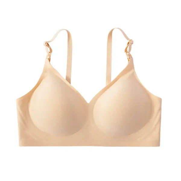 Soutien Para Amamentar Comfort Bege em fundo branco