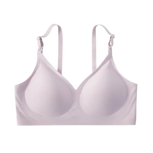 Soutien Para Amamentar Comofrt Rosa Suave em fundo branco