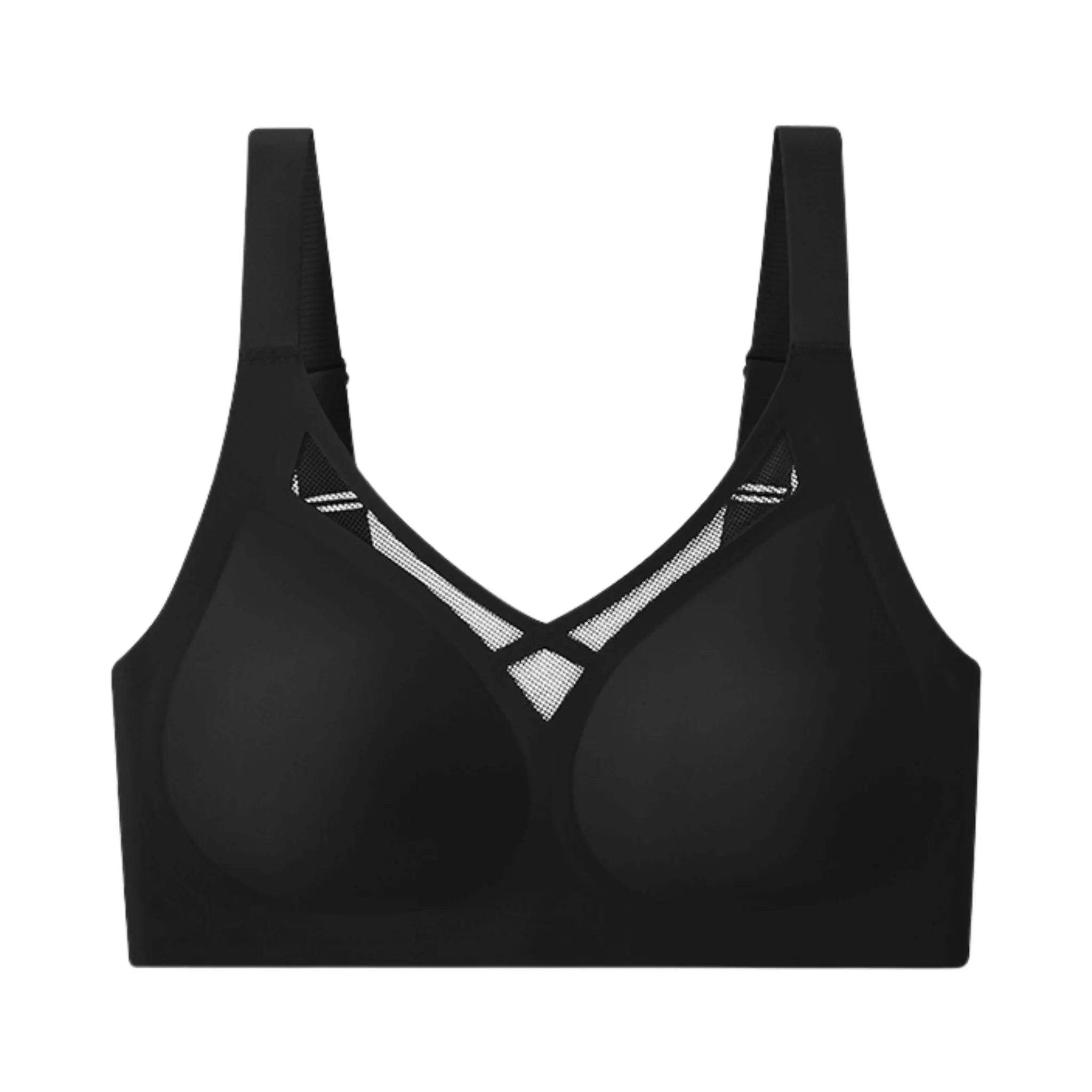 Soutien Redutor Sem Aro Preto exibido em fundo branco.
