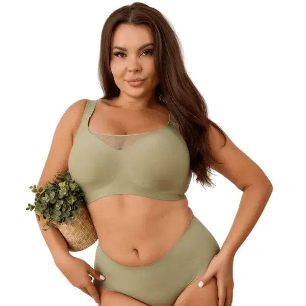 Soutien redutor sem aro verde oliva Confort Plus Le Liss