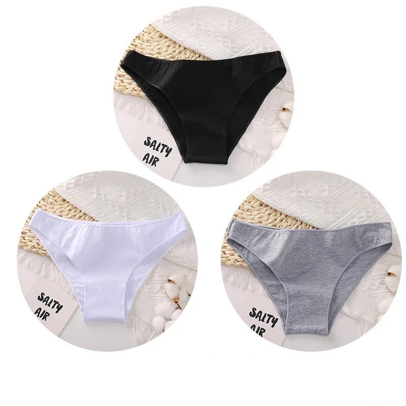 cueca feminina, calcinha sem costura, lingerie feminina, cueca de algodão, calcinha cintura baixa, lingerie confortável, cuecas respiráveis, conjunto de cuecas, cuecas plus size, roupa íntima feminina
